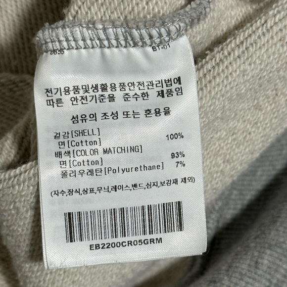 Ebbets Field Flannels Gray Crewneck Sweater with Iconic Design - Picture 7 of 11